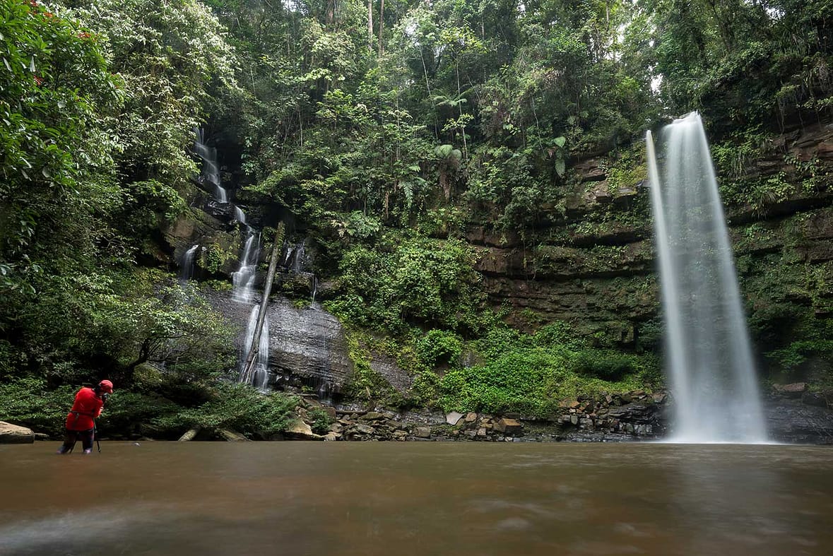 Giluk Falls near Nepenthes Camp