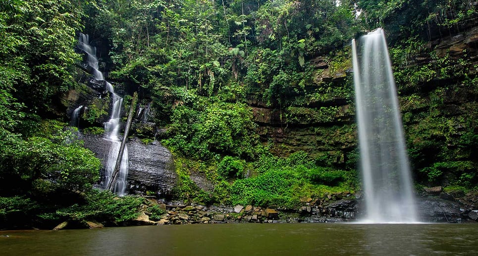 Swimming at Ginseng Falls